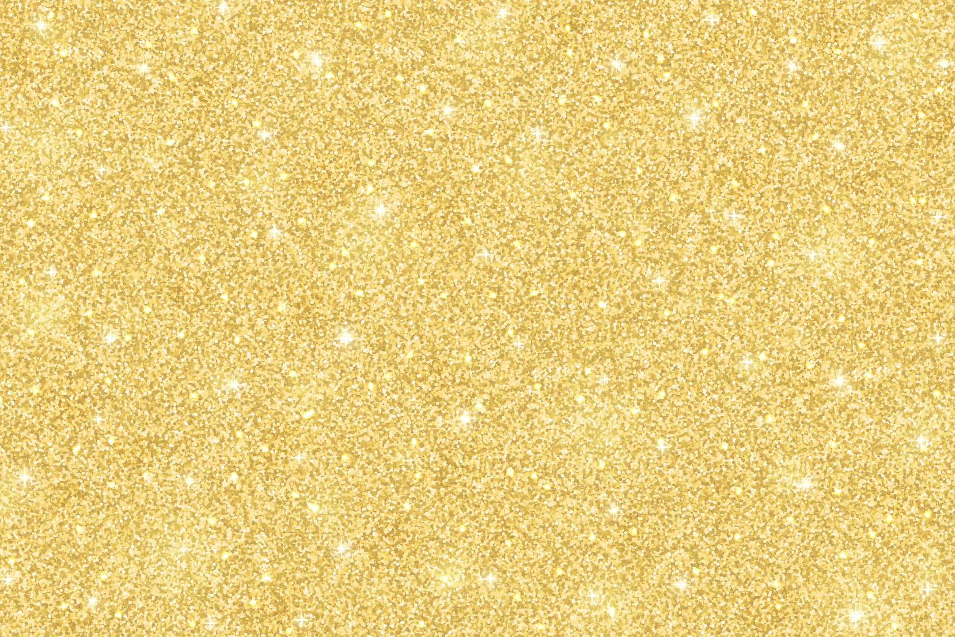 Yellow Gold Glitter Festive Background